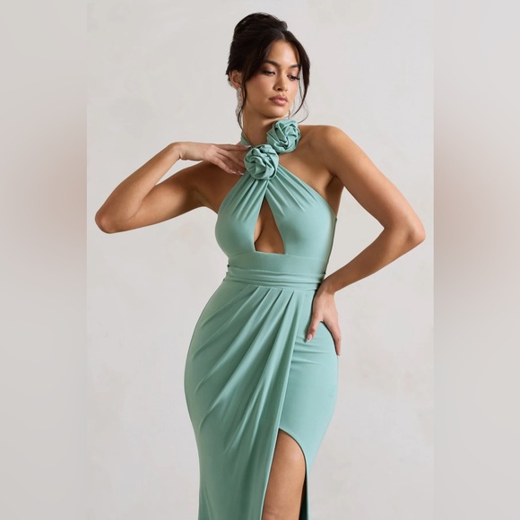 Club L London Dresses & Skirts - Club L London Mint Backless Dress